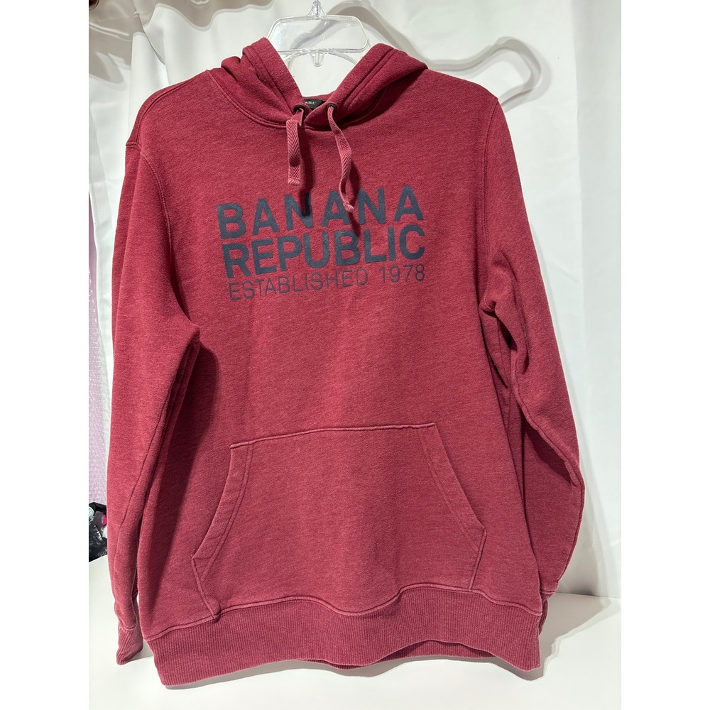 Banana Republic Established 1978 Graphic Hoodie Pullover unisex Size L